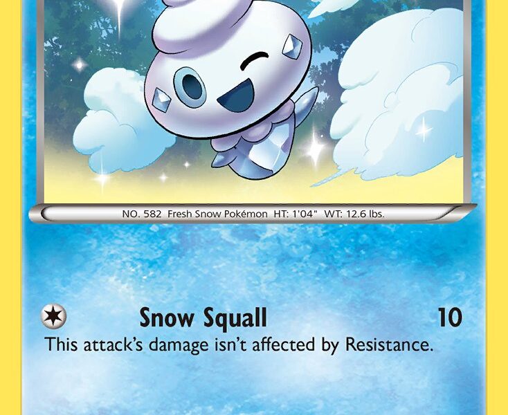 Vanillite Pokemon Kaart