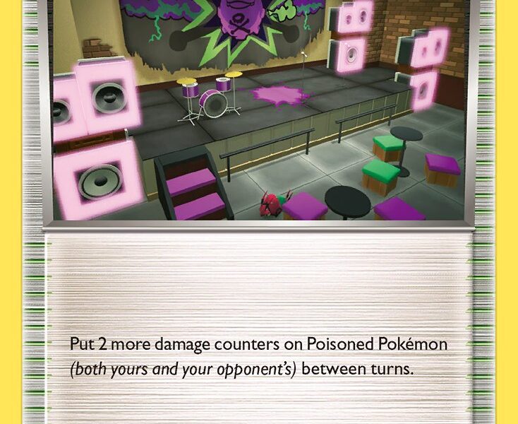 Virbank City Gym Pokemon Kaart