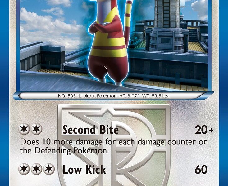 Watchog Pokemon Kaart