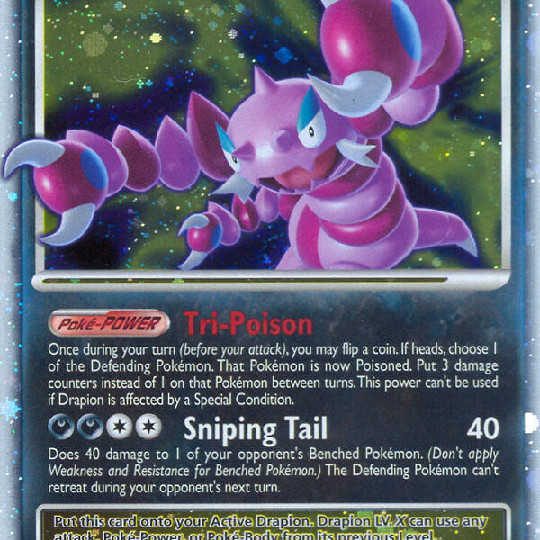 Drapion LV.X Pokemon Kaart