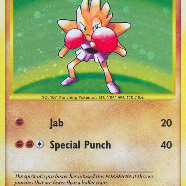 Hitmonchan Pokemon Kaart