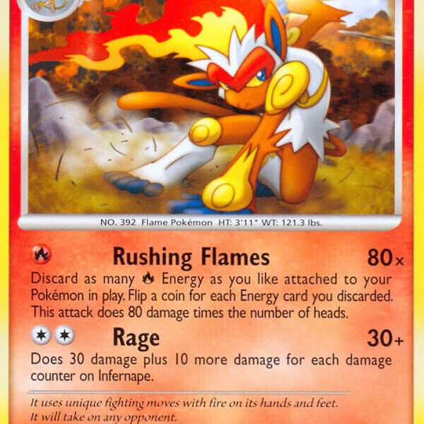Infernape Pokemon Kaart