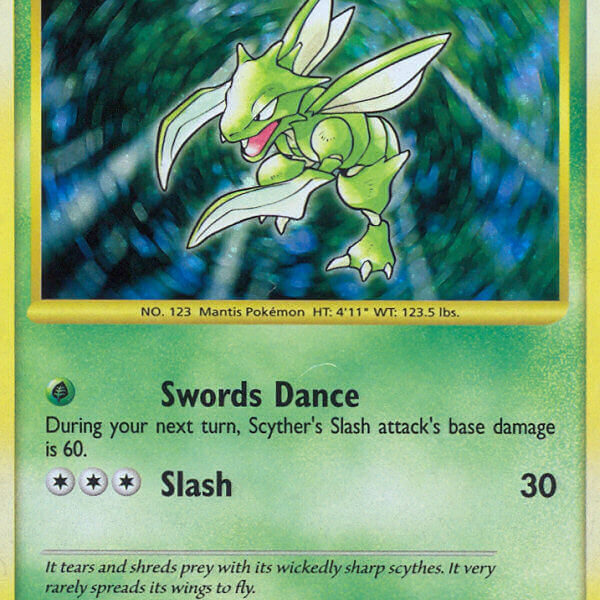 Scyther Pokemon Kaart