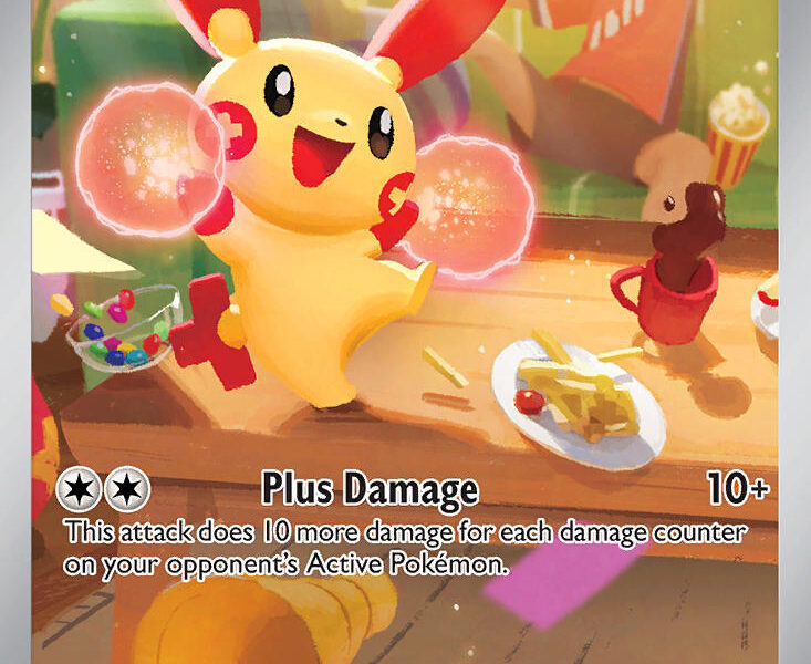 Plusle Pokemon Kaart
