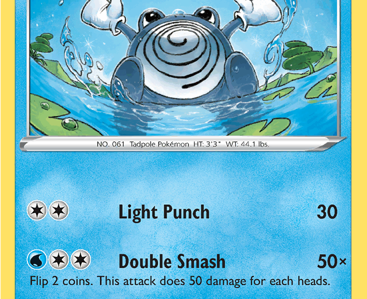 Poliwhirl Pokemon Kaart