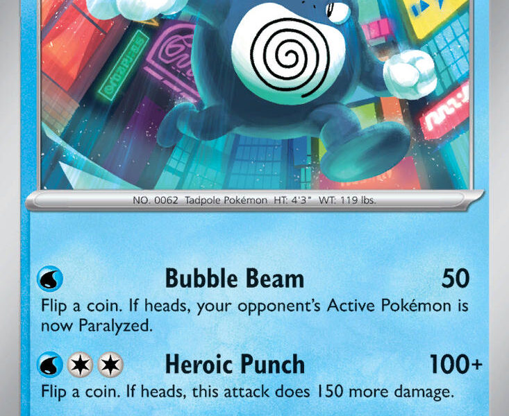 Poliwrath Pokemon Kaart