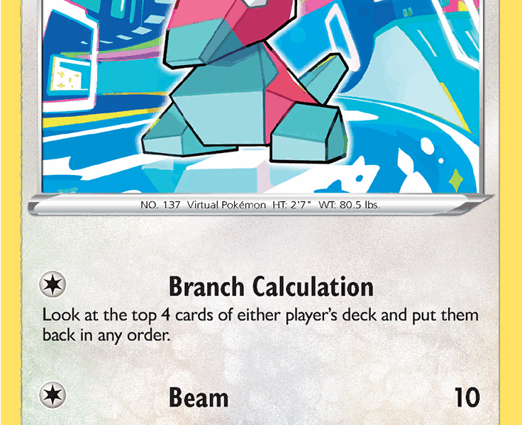 Porygon Pokemon Kaart