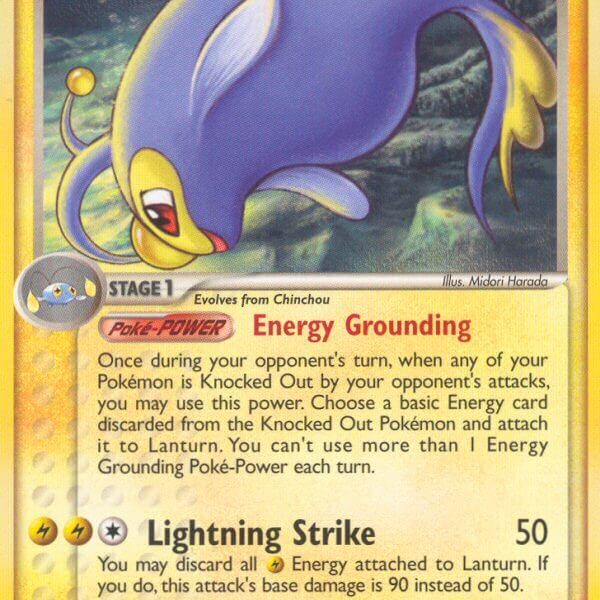 Lanturn Pokemon Kaart
