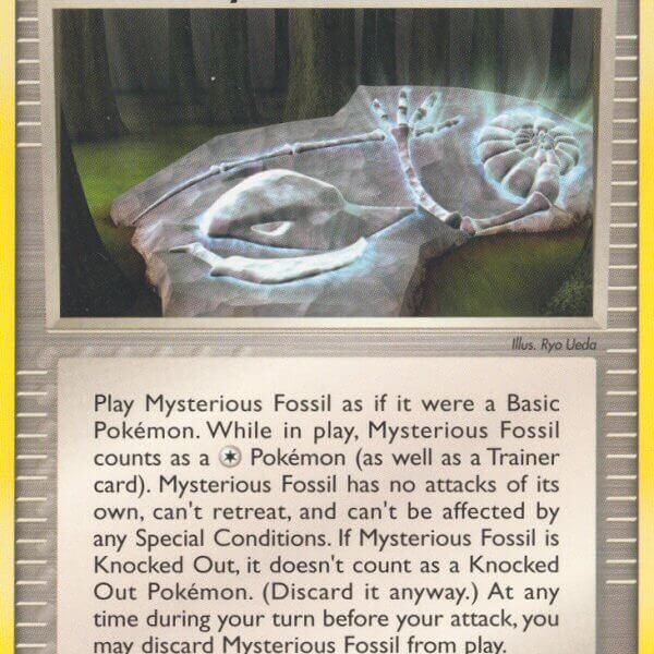 Mysterious Fossil Pokemon Kaart