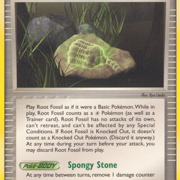 Root Fossil Pokemon Kaart