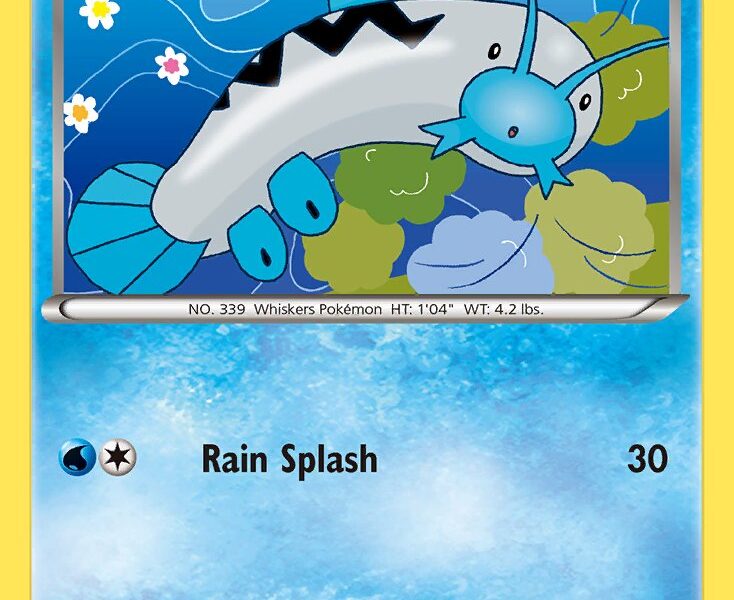 Barboach Pokemon Kaart