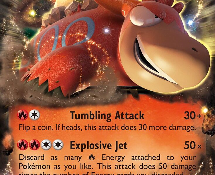 Camerupt-EX Pokemon Kaart