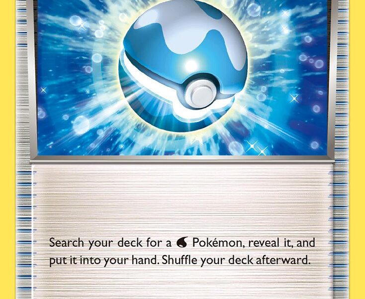 Dive Ball Pokemon Kaart