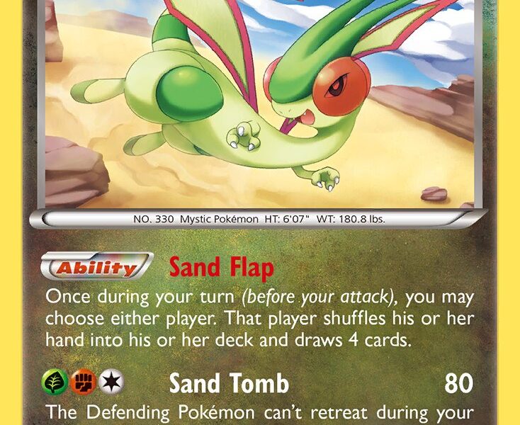 Flygon Pokemon Kaart