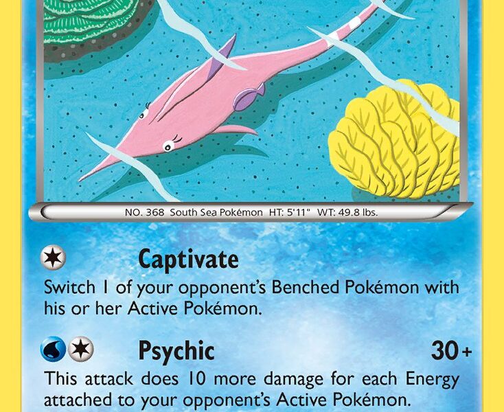 Gorebyss Pokemon Kaart