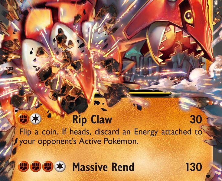 Groudon-EX Pokemon Kaart