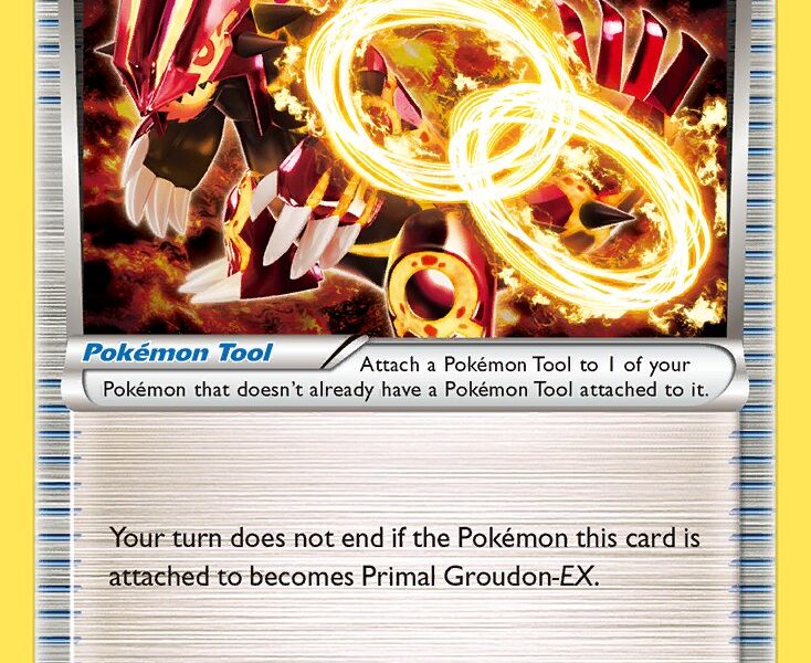Groudon Spirit Link Pokemon Kaart