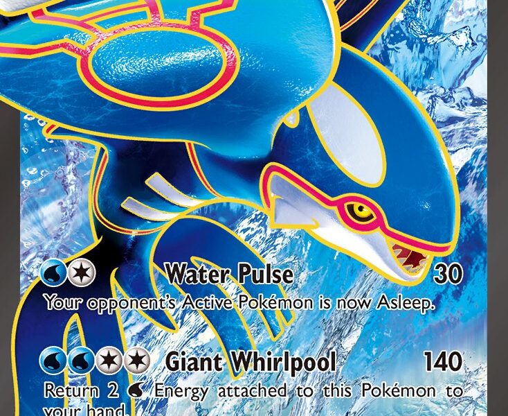 Kyogre-EX Pokemon Kaart