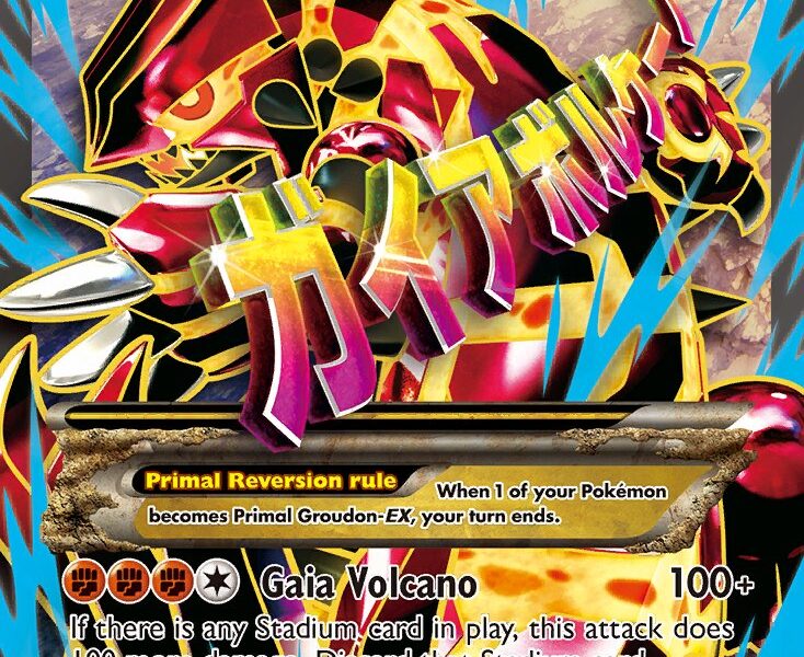 Primal Groudon-EX Pokemon Kaart