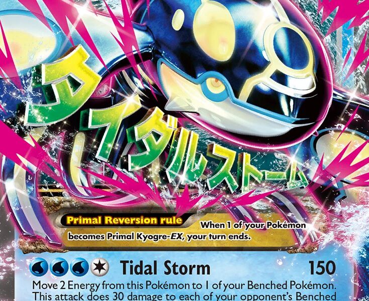 Primal Kyogre-EX Pokemon Kaart