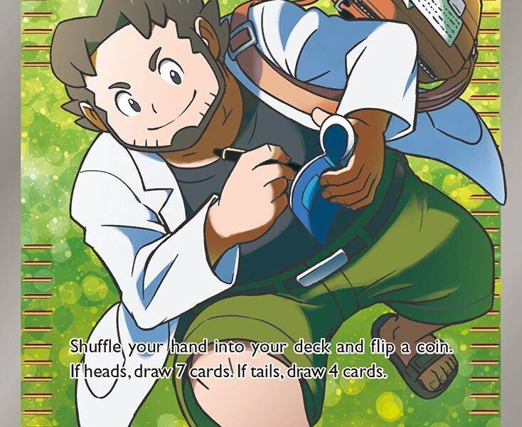 Professor Birch’s Observations Pokemon Kaart