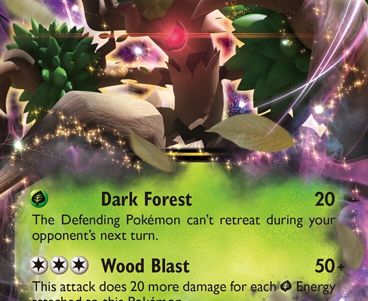 Trevenant-EX Pokemon Kaart
