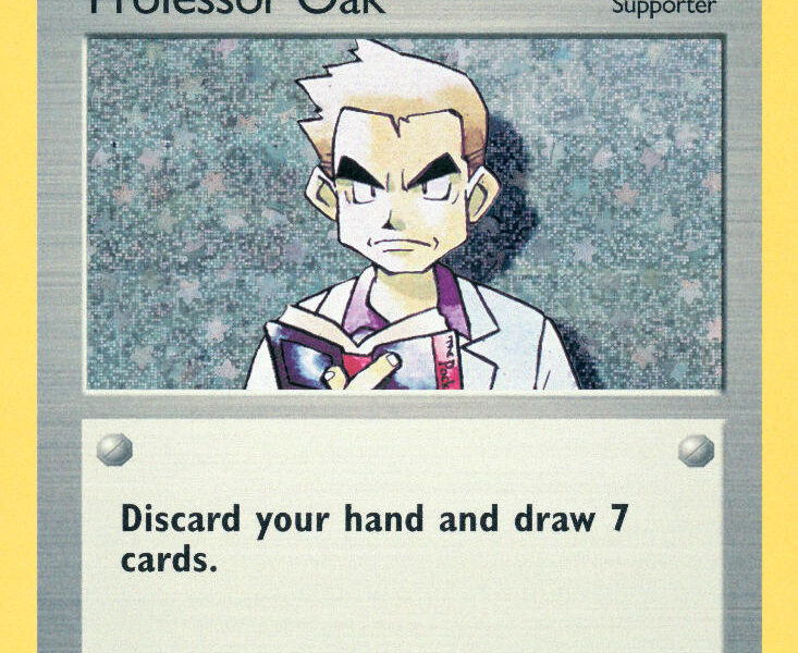 Professor Oak Pokemon Kaart