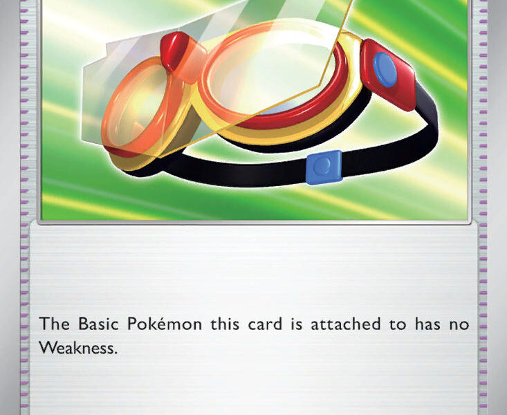 Protective Goggles Pokemon Kaart