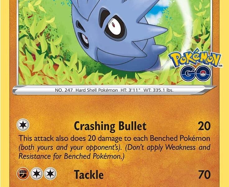 Pupitar Pokemon Kaart