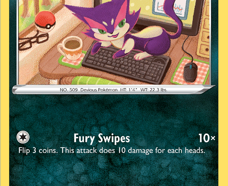 Purrloin Pokemon Kaart
