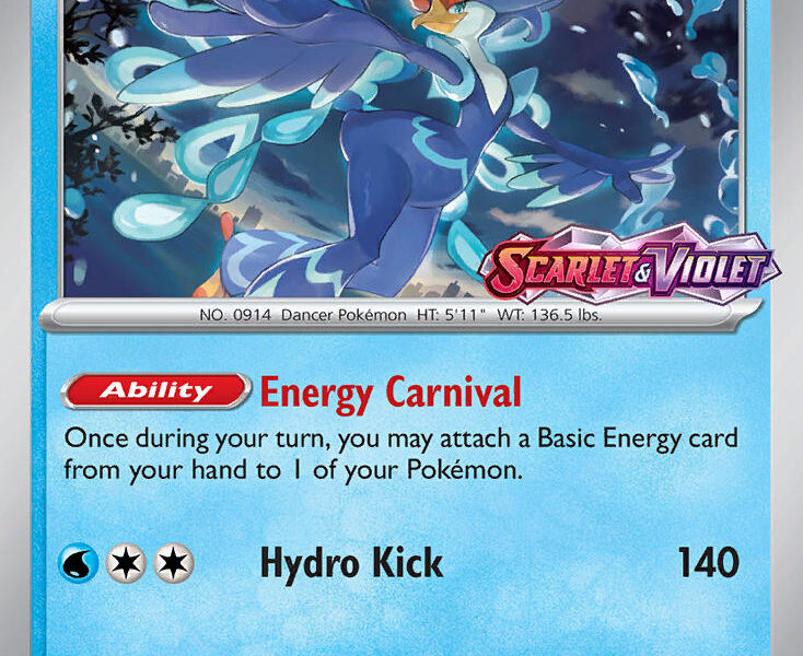 Quaquaval Pokemon Kaart