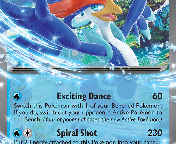 Quaquaval ex Pokemon Kaart