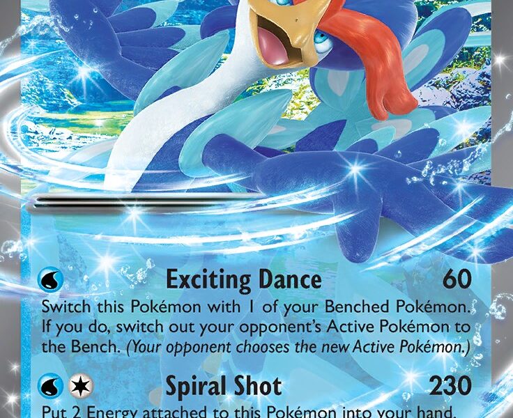 Quaquaval ex Pokemon Kaart