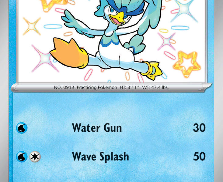 Quaxwell Pokemon Kaart