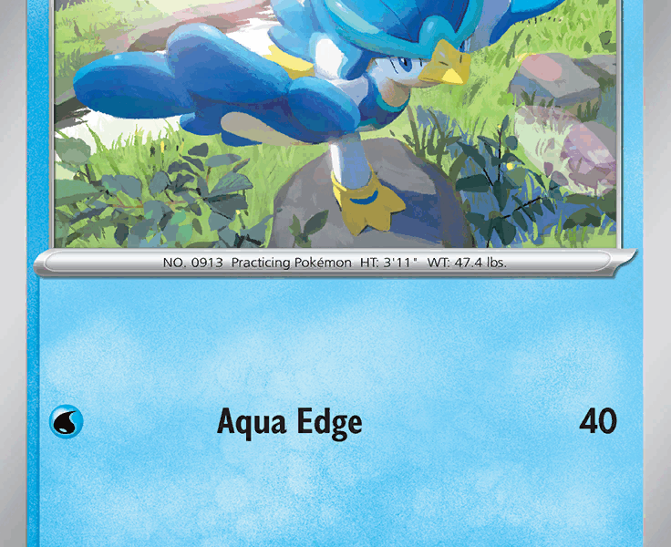 Quaxwell Pokemon Kaart