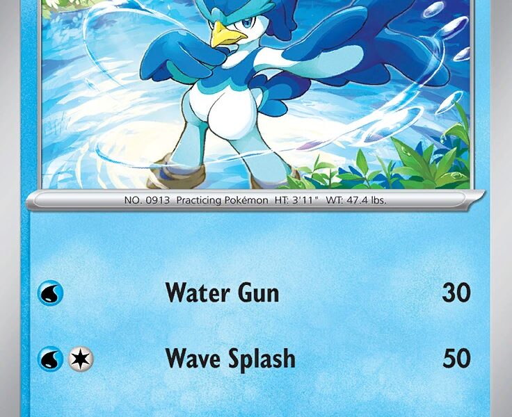 Quaxwell Pokemon Kaart