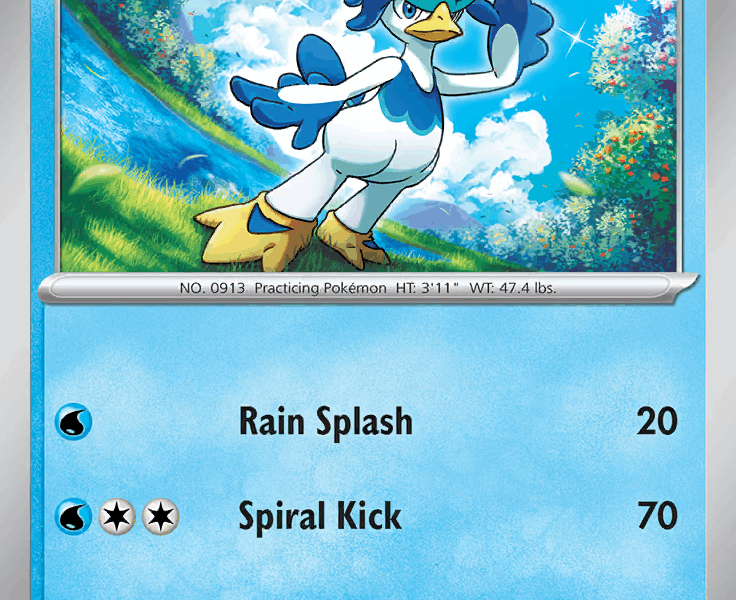 Quaxwell Pokemon Kaart