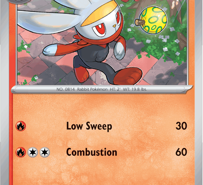 Raboot Pokemon Kaart