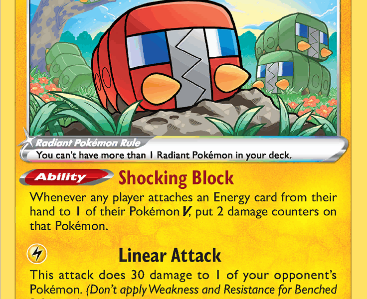 Radiant Charjabug Pokemon Kaart
