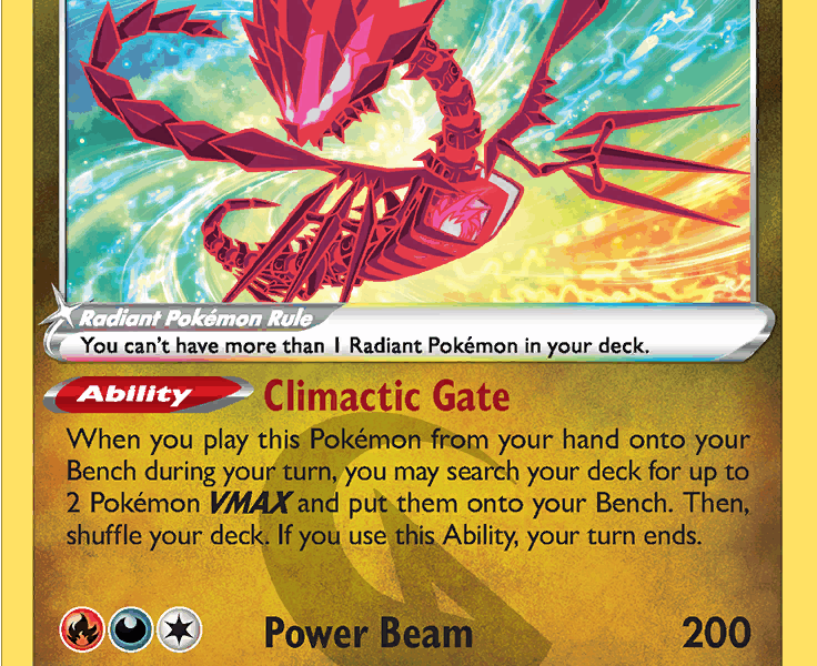 Radiant Eternatus Pokemon Kaart