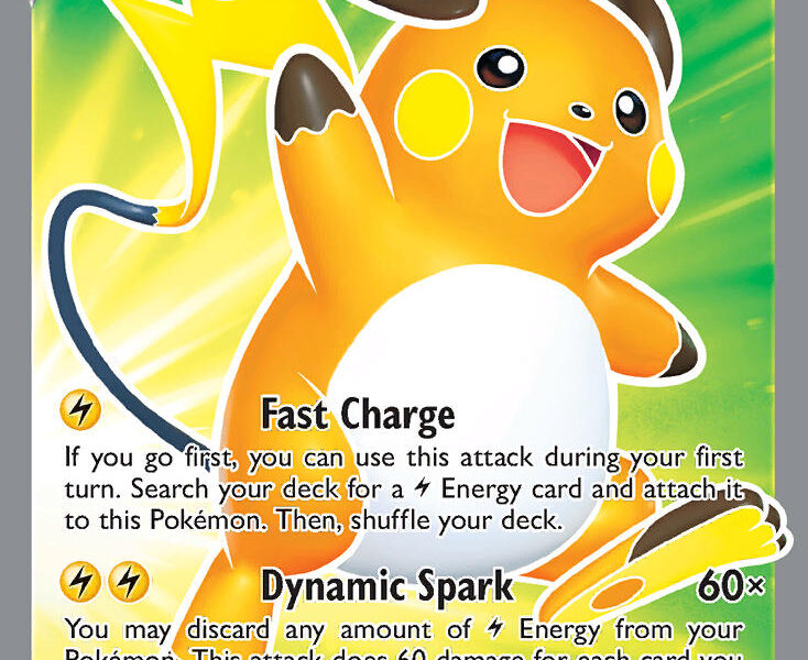 Raichu V Pokemon Kaart