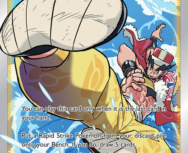 Rapid Strike Style Mustard Pokemon Kaart