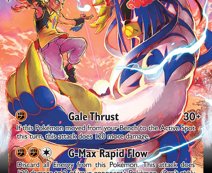 Rapid Strike Urshifu VMAX Pokemon Kaart