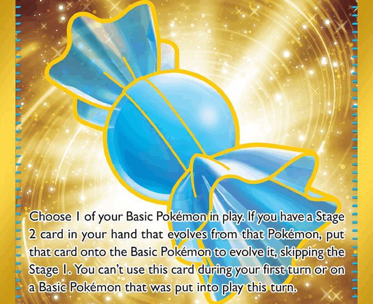 Rare Candy Pokemon Kaart