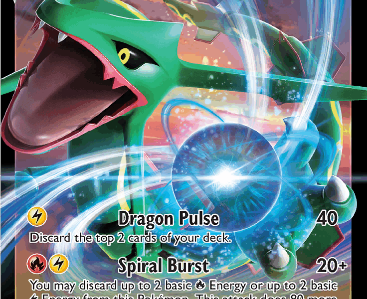 Rayquaza V Pokemon Kaart