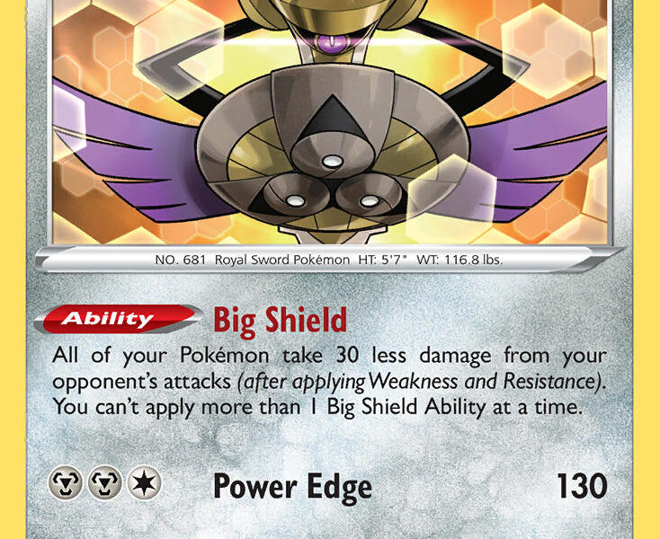 Aegislash Pokemon Kaart