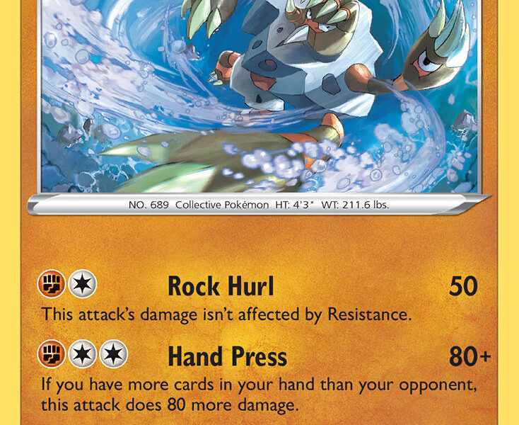 Barbaracle Pokemon Kaart