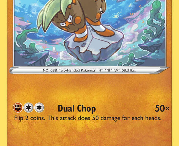 Binacle Pokemon Kaart