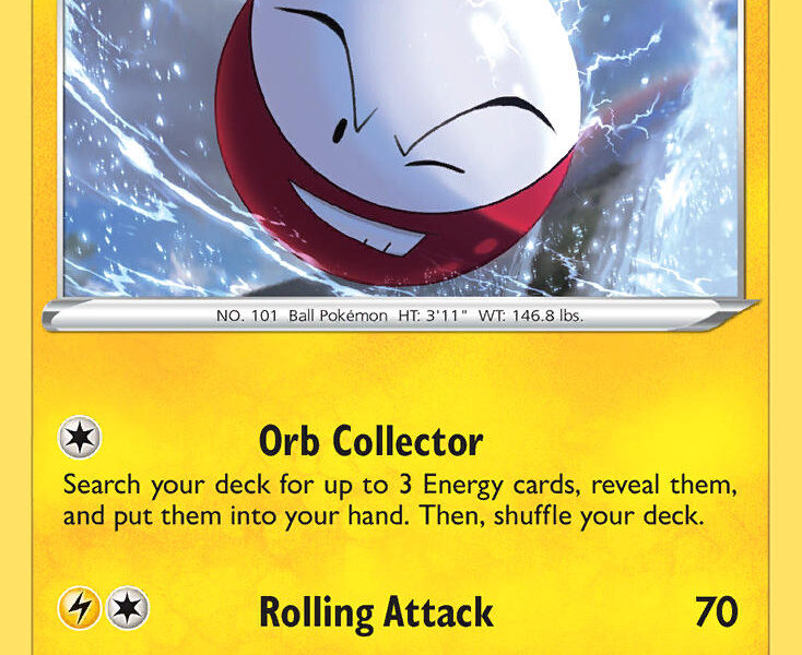 Electrode Pokemon Kaart