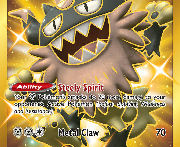 Galarian Perrserker Pokemon Kaart